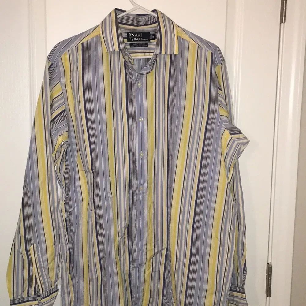 Blue yellow Westerton Polo Ralph Lauren shirt M